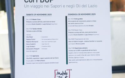 Cori DOP: un viaggio nei Sapori e negli Oli del Lazio