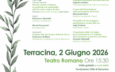 Olio EVO e Salute sulla Via Appia Regina Viarum – Terracina 2 giugno 2026